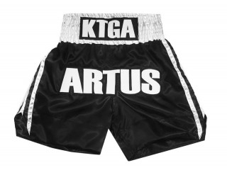 Personlig Boxing Shorts : KNBXCUST-2042-Sort